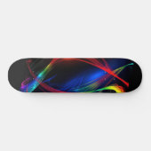 Skateboard voor abstract kleurrijk licht (Horizontaal)
