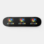 skateboard voor bewustmaking van autisme (Horizontaal)