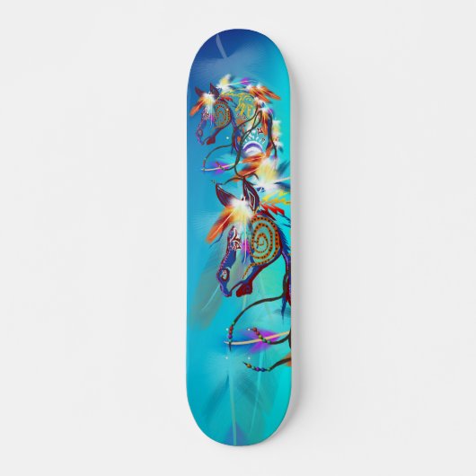 Skateboard voor Bright paarden (Voorkant)