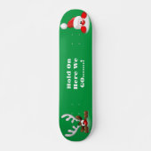 Skateboard voor de kerstman en de rendieren (Voorkant)