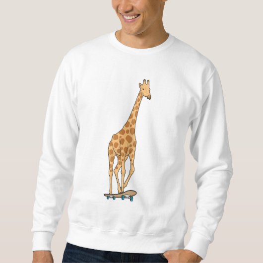 Skateboard voor Giraffe Trui (Voorkant)