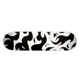 skateboard voor het ontwerp van zwarte en witte br