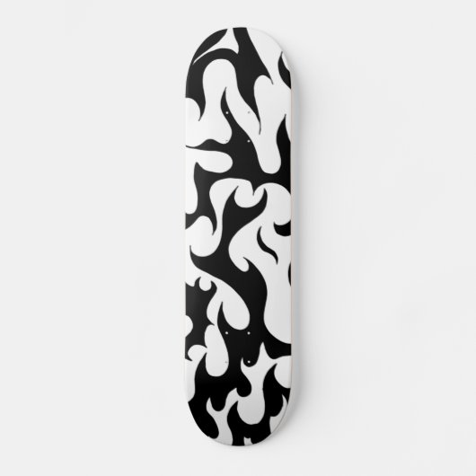 skateboard voor het ontwerp van zwarte en witte br (Voorkant)