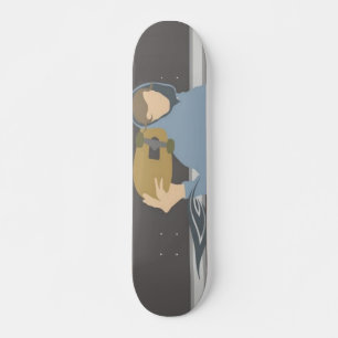 Skateboard voor loopschaatsen