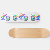 Skateboard voor pop Art MOTORCYCLLE (Horizontaal)