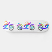 Skateboard voor pop Art MOTORCYCLLE (Horizontaal)
