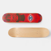  skateboard voor Punk zaadogen (Horizontaal)