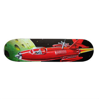 skateboard voor raketkunst