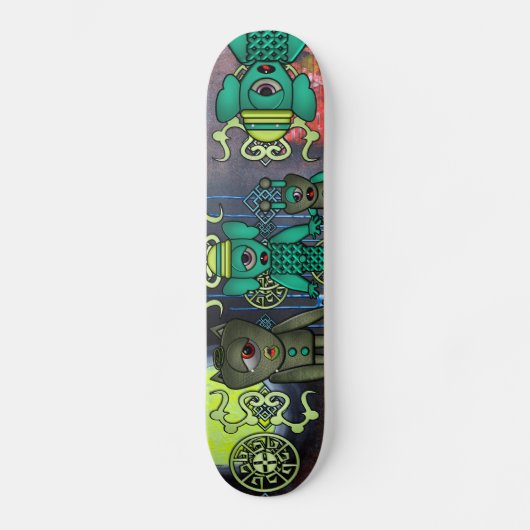 Skateboard voor ruimtevaartMonster (Voorkant)