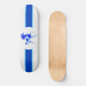 Skateboard voor wilde paarden - Blauw (Voorkant)