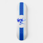 Skateboard voor wilde paarden - Blauw (Voorkant)