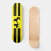 Skateboard voor zwarte wilde paarden - Aangepaste  (Voorkant)