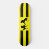 Skateboard voor zwarte wilde paarden - Aangepaste  (Voorkant)