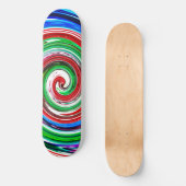 Skateboard Vortex coloré (Recto)
