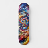 Skateboard Vortex couleur dynamique (Recto)