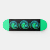 Skateboard VORTEX LÉGER, bleu noir vert (Horz)