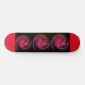Skateboard VORTEX LÉGER, brun rose pourpre rouge noir (Horz)