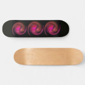 Skateboard VORTEX LÉGER, noir rouge violet rose brun (Horz)