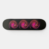 Skateboard VORTEX LÉGER, noir rouge violet rose brun (Horz)