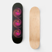 Skateboard VORTEX LÉGER, noir rouge violet rose brun (Recto)