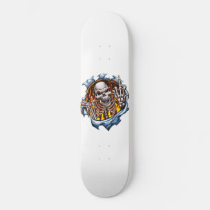 Skateboard Votre numéro un squelette