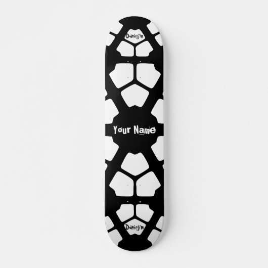 Skateboard Votre planche à roulettes personnalisable nommée (Devant)