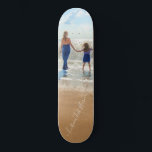 Skateboard Votre propre conception Photo personnalisée et tex<br><div class="desc">Photo et texte personnalisés - Unique votre propre design - Famille personnalisée / Amis ou Cadeau personnel - Ajouter votre texte et photo - Redimensionnez et déplacez les éléments avec l'outil de personnalisation!</div>