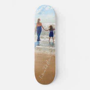 Skateboard Votre propre conception Photo personnalisée et tex