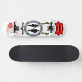 Skateboard Vous aimant à jamais Romantique Saint-Valentin Art (Horz)