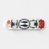 Skateboard Vous aimant à jamais Romantique Saint-Valentin Art (Horz)