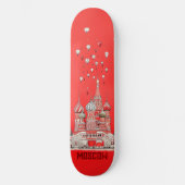 Skateboard Voyage à Moscou Russie (Recto)