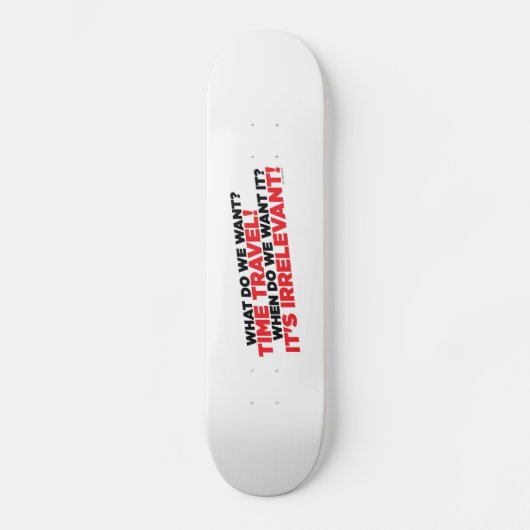 Skateboard Voyage de temps (Recto)
