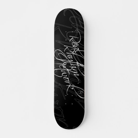 Skateboard Vrai logo de rythme (Devant)