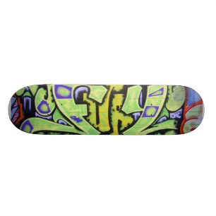 Skateboard Vraie planche à roulettes de graffiti
