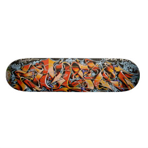 Skateboard Vraies plate-formes abstraites de panneau de patin