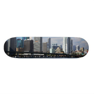 Skateboard Vue de bord de mer de Miami