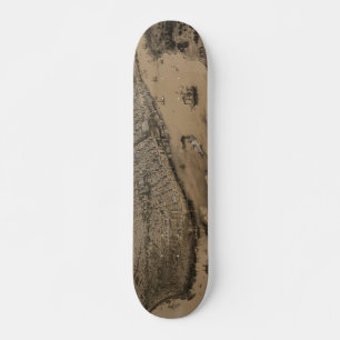 Skateboard Vue des oiseaux de la Nouvelle-Orléans de 1851