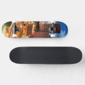 Skateboard Vue du centre de ville (Horz)
