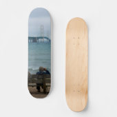 Skateboard Vue du pont Mackinac (Recto)