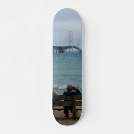 Skateboard Vue du pont Mackinac (Devant)