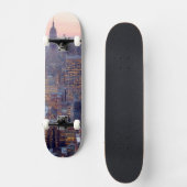 Skateboard Vue large de Manhattan au coucher du soleil (Recto)