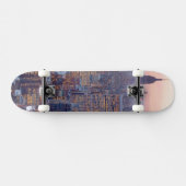 Skateboard Vue large de Manhattan au coucher du soleil (Horz)