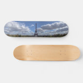 Skateboard Vue panoramique de la tour Eiffel depuis Trocadero (Horz)