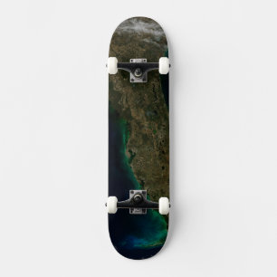 Skateboard Vue Satellite Sur La Floride.