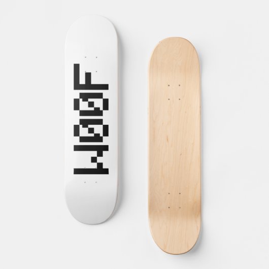 Skateboard W00F [Sons animaux de léopards] (Recto)