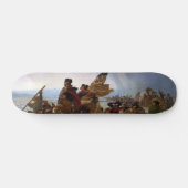 Skateboard Washington Traverser le Delaware par Emanuel Leutz (Horz)