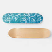 Skateboard Water bleu (Horz)
