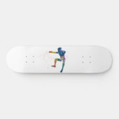 Skateboard watercolor fencing (Horz)