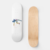 Skateboard watercolor fencing (Recto)