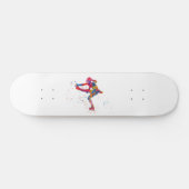 Skateboard Watercolor ice skating (Horz)